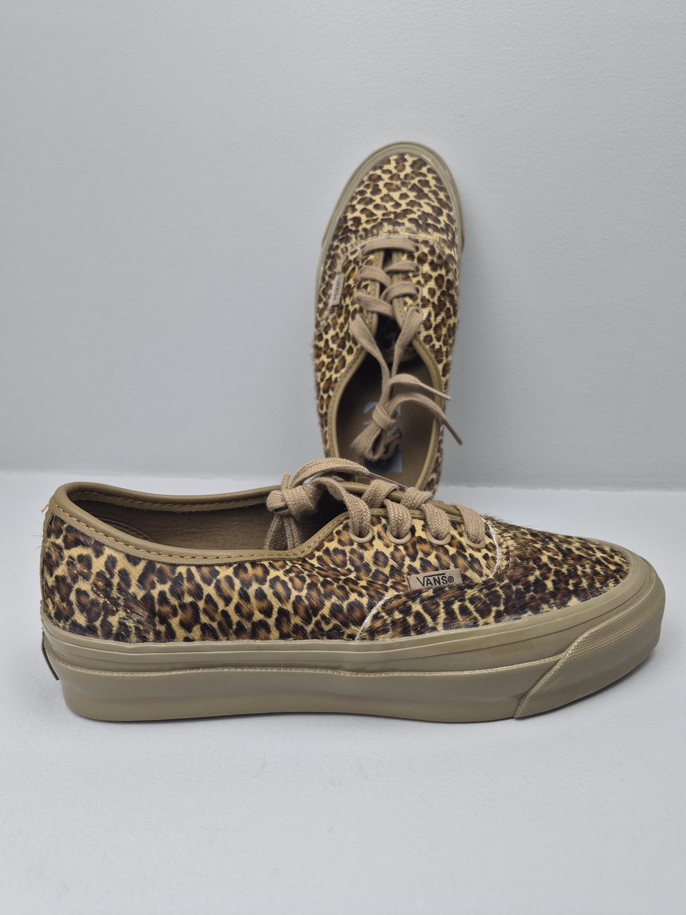 Vans Authentic 44 LX 'Pony Hair Leopard' Sneakers VN000D5KEQR Women's Size 7